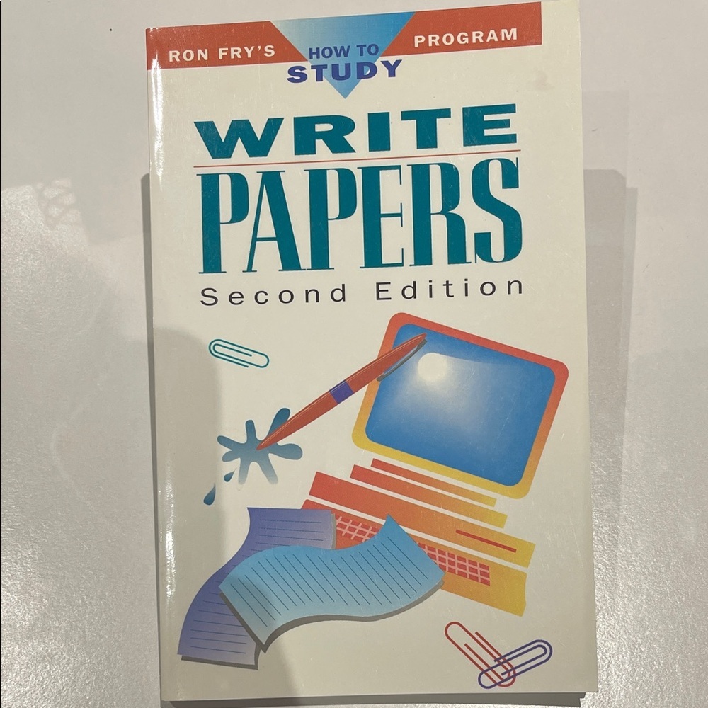 Write Papers Second Edition Book. Roy Fry’s- how to study program